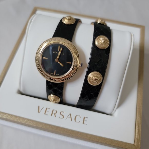 Versace Medusa Stud Icon Wrap Watch - Picture 4 of 13